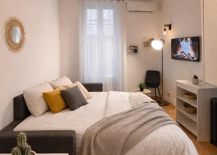 Moderne, Le Carre Dor, A 3min Plage, Centre شقة